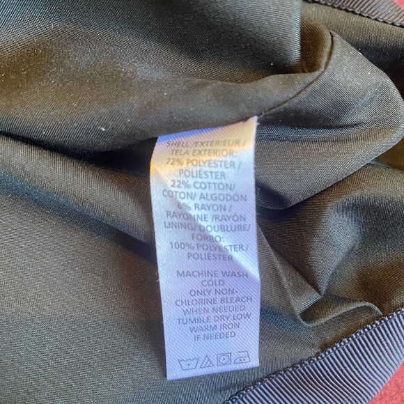 LOFT Black and Tan Patterned Mini Skirt - Picture 9 of 9